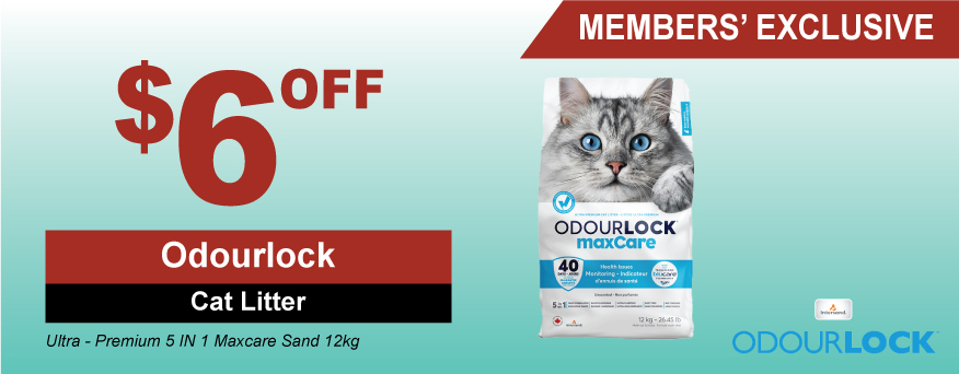 Odourlock Cat Litter Promo